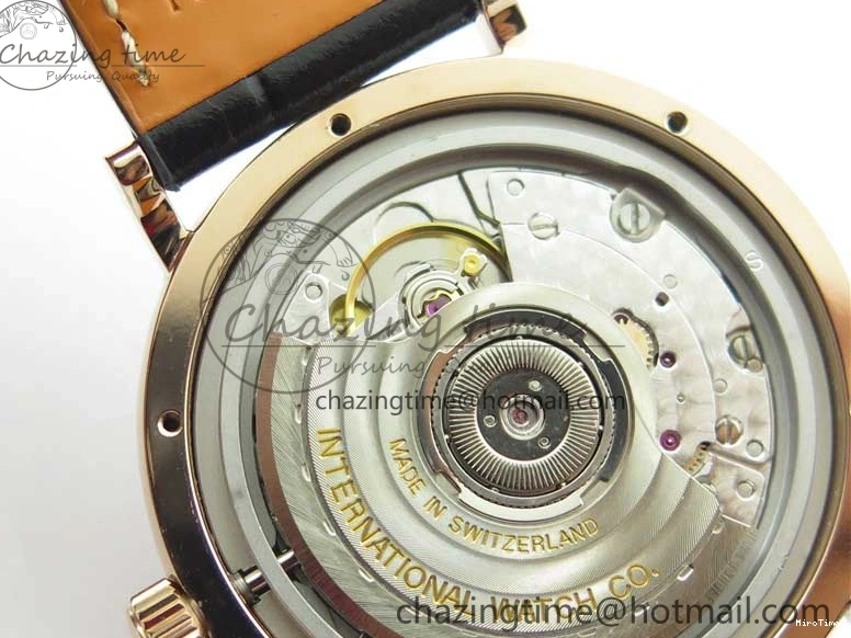 MIROTIME 0522 Durable Portofino 37mm RG V7F 1:1 Best Edition Gray Dial Diamonds Bezel on Black Leather Strap A 7089